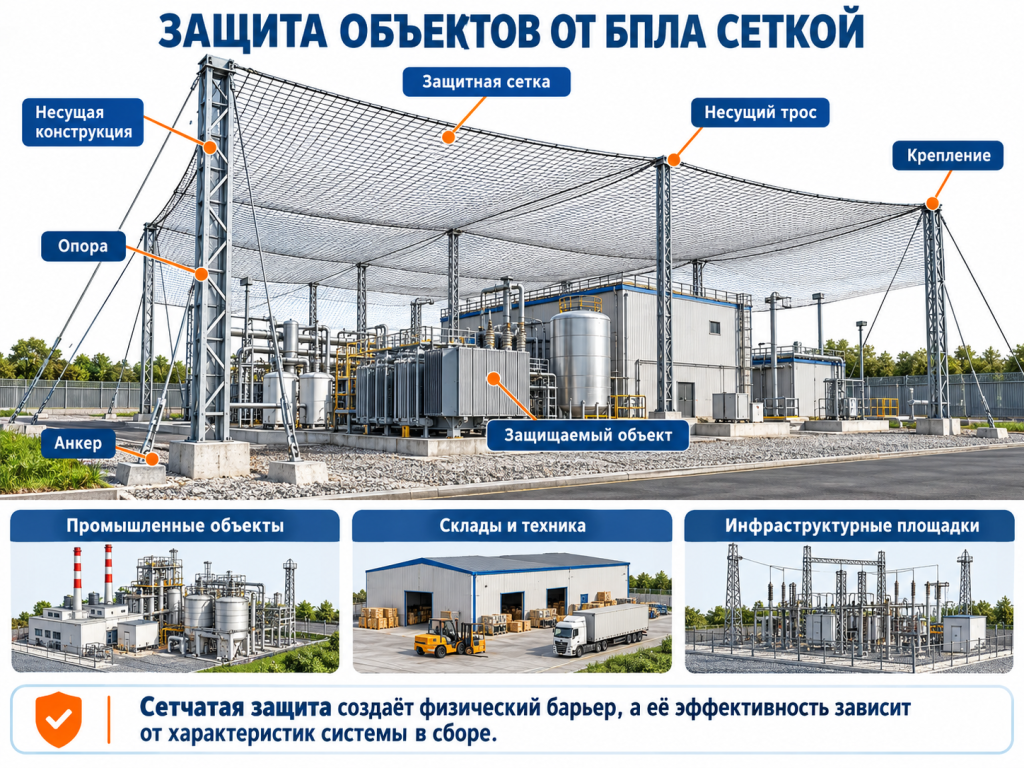 Zashchita obektov ot BPLA setkoy.png