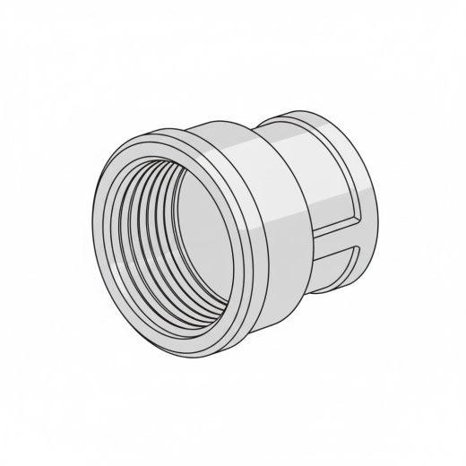 Mуфта 1" (33,7) AISI 316 ISO 4144 BB (M)